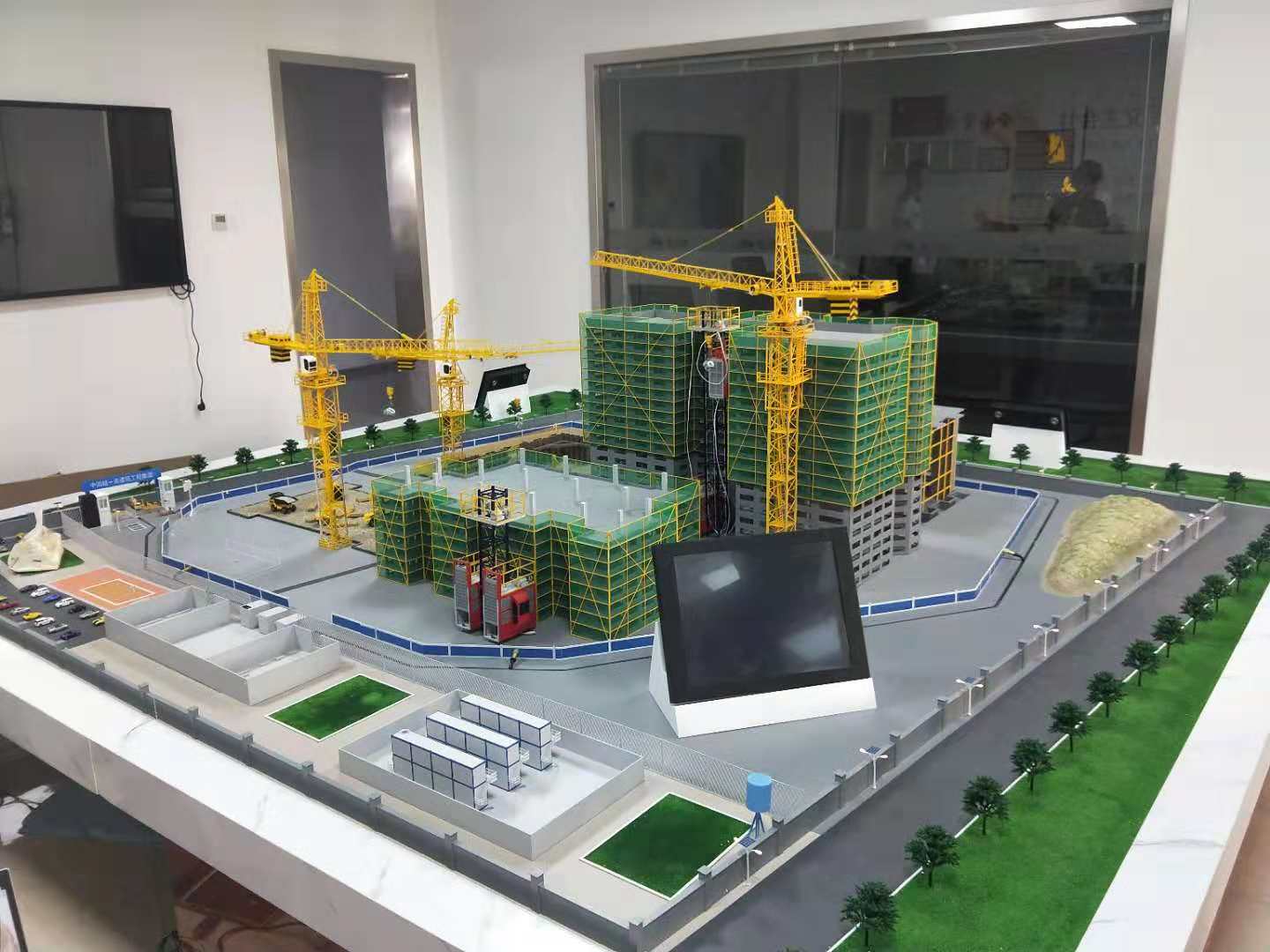 上栗县建筑施工场景模型